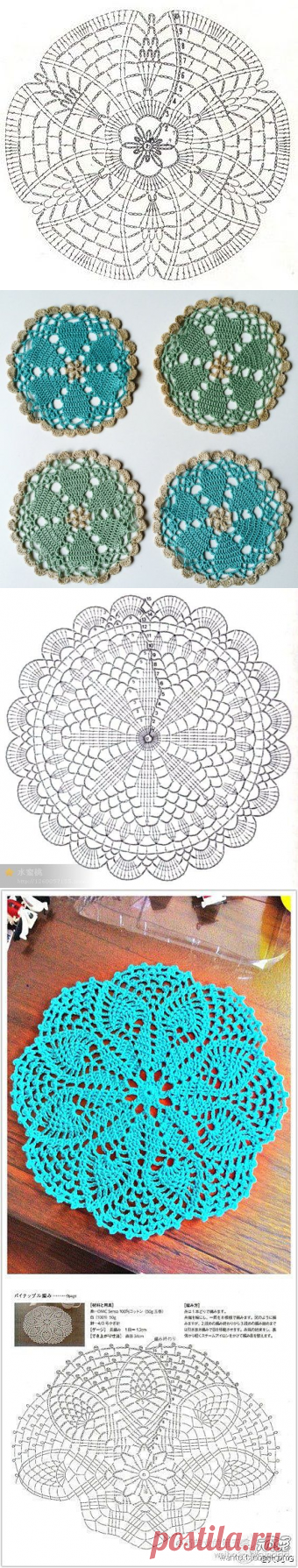 КРУГЛЫЕ МОТИВЫ.МАЛЕНЬКИЕ САЛФЕТКИ.