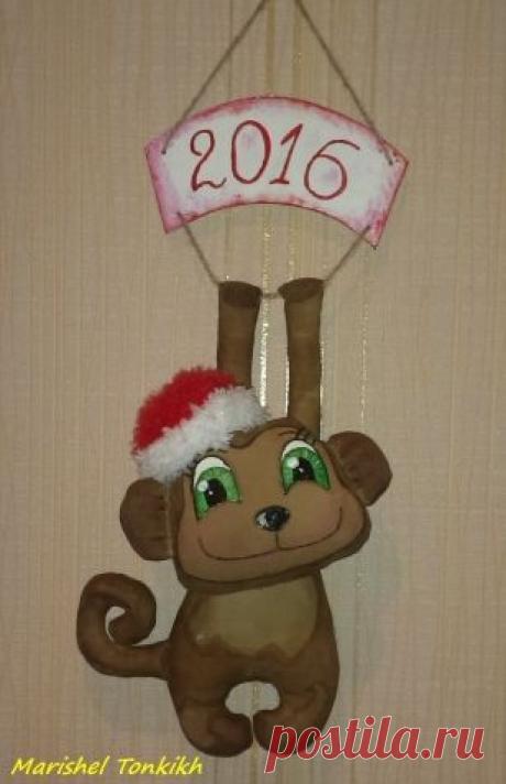 Кофейные обезьяночки к Новому Году / Мир игрушки / Разнообразные игрушки ручной работы