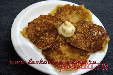 Картофельные оладьи (драники, деруны, теруны)