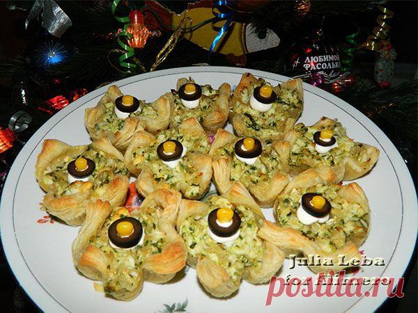Закуска для праздничного стола "Корзиночки" | Ваши любимые рецепты