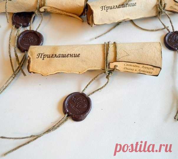 Необычные пригласительные на свадьбу. Аромат и дизайн запомнится гостям на долго