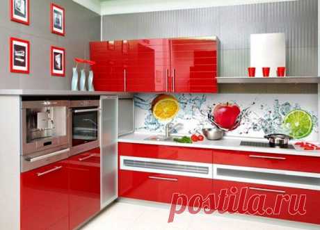 Стеклянные панели с принтами для кухни — Наши дома