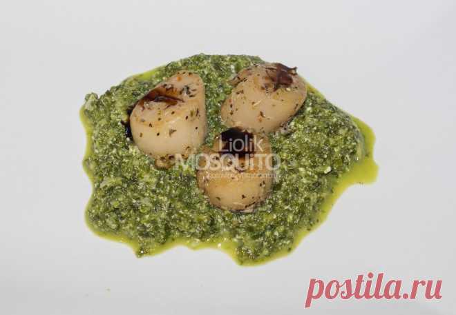Гребешки в шпинате | 4vkusa.ru
