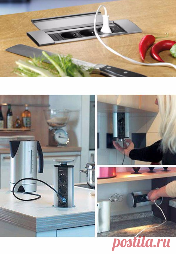 Выдвижные розетки: полезные особенности и функциональность