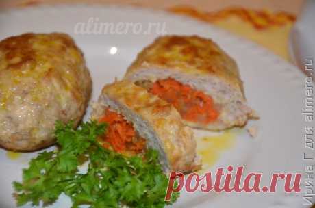 Мясные зразы с овощами