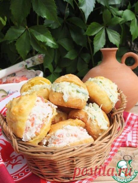 Французские булочки "Гужеры" с начинкой - кулинарный рецепт