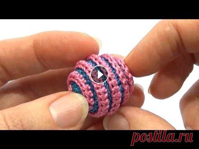 Рельефная обвязка бусины для слингобус (МК №6) // Relief Crochet Beads Tutorial Дорогие зрители! Если мастер-класс Вам понравился и оказался полезным, по отклику сердца Вы можете выразить свою благодарность за обучение в форме дон...