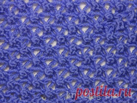 Узор "Паутинка" - knitting-pro.ru - От азов к мастерству