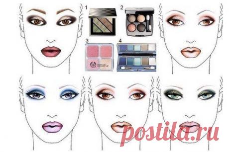 Как выполнить цветной smoky eyes