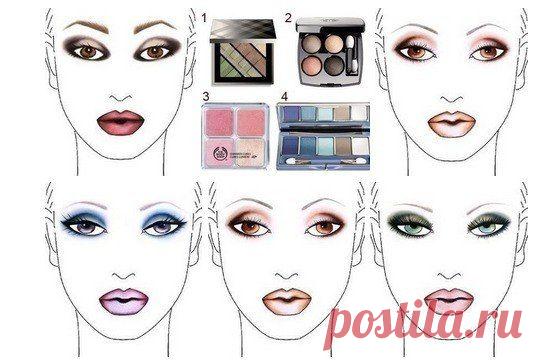 Как выполнить цветной smoky eyes