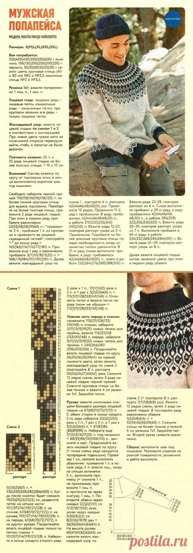 Мужская лопапейса