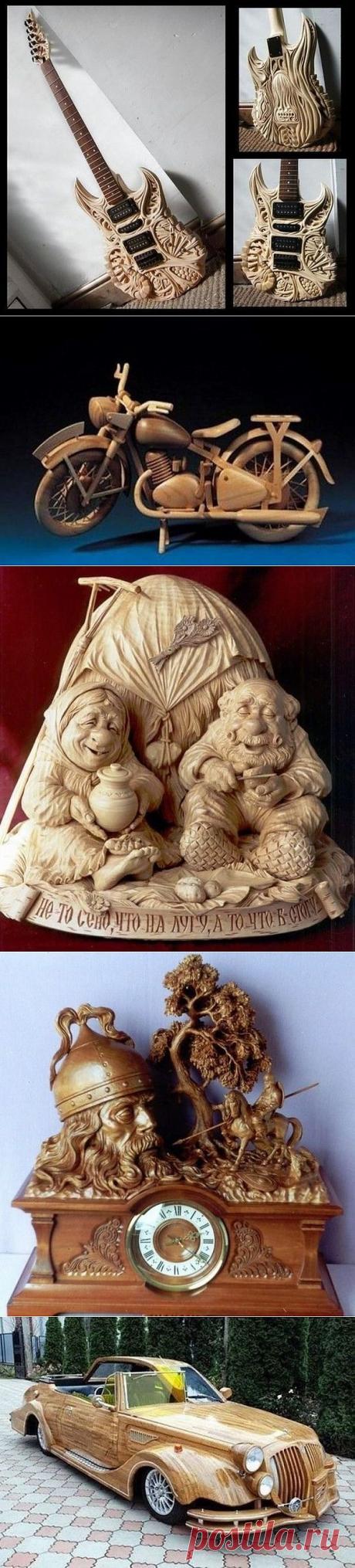 Невероятные поделки из дерева / Я - суперпупер