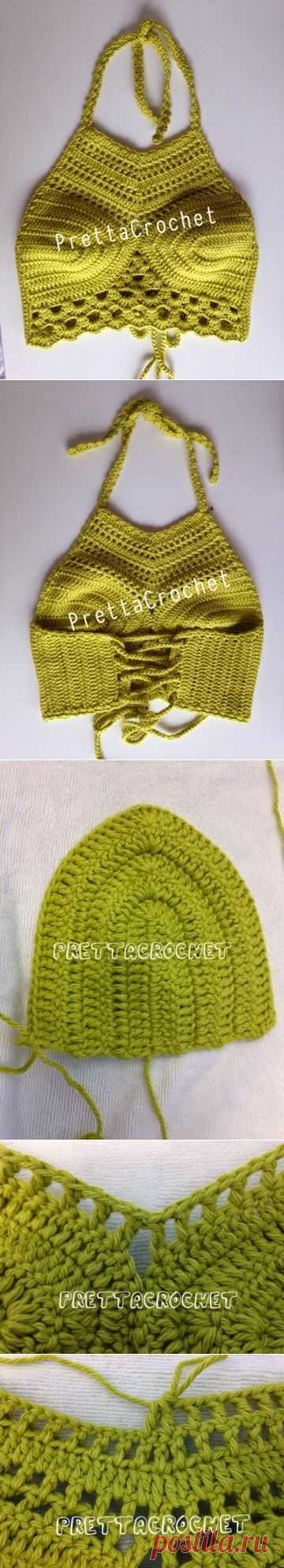 Короткий топ крючком МК