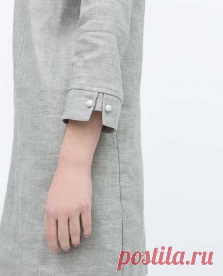 (89) inspiration for the cuff of the Liesl + Co Gallery Tunic and Dress sewing pattern. the little gusset would be a cute and easy add!