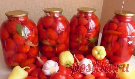 Обалденно вкусные помидоры на зиму! Без заморочек: самый простой рецепт Один из самых простых рецептов консервации помидор на зиму. Для приготовления вам...