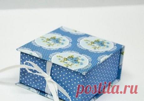 КРАСИВАЯ КОРОБОЧКА ДЛЯ ПОДАРКОВ