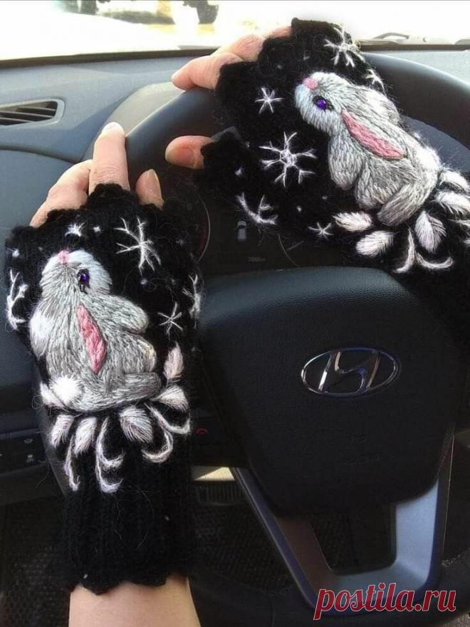 ВЫШИВКА НА ВЯЗАНЫХ ИЗДЕЛИЯХ. Идеи для вдохновения! | Вязание с Irina Bronya | Дзен