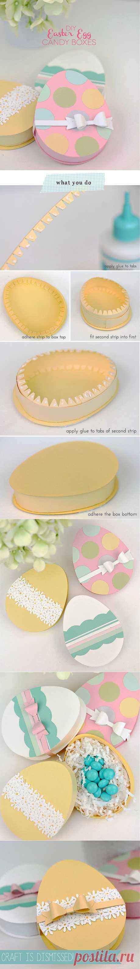 Pretty Party Ideas: DIY Πασχαλινό κουτί σε σχήμα αυγό για δωράκια!!