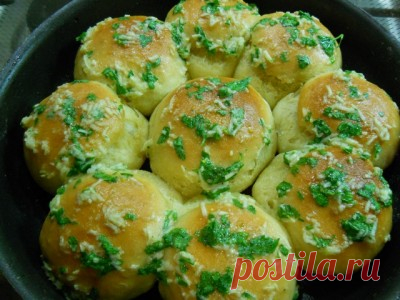 Ароматные пампушечки к борщу : Выпечка несладкая