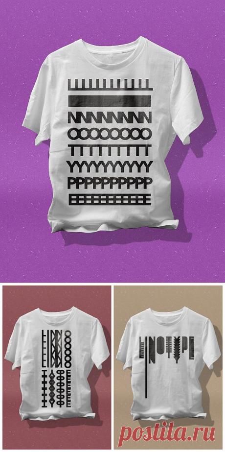 Орнамент алфавитного порядка / Футболки DIY / Модный сайт о стильной переделке одежды и интерьера
