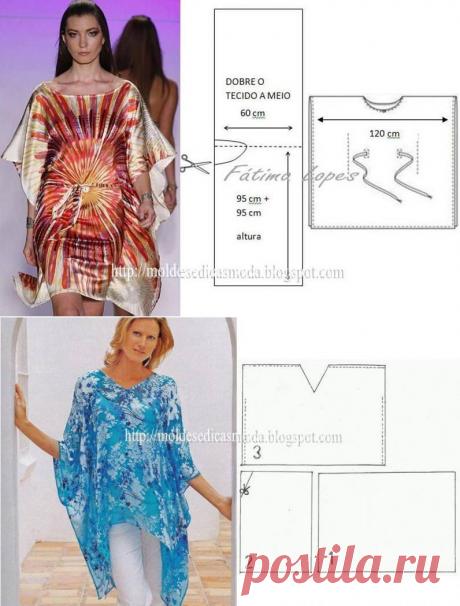 ТУНИКИ К ЛЕТУ.ШИТЬЁ..