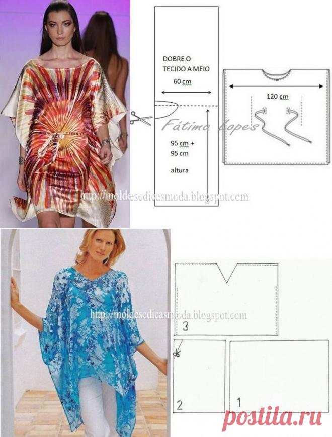 ТУНИКИ К ЛЕТУ.ШИТЬЁ..