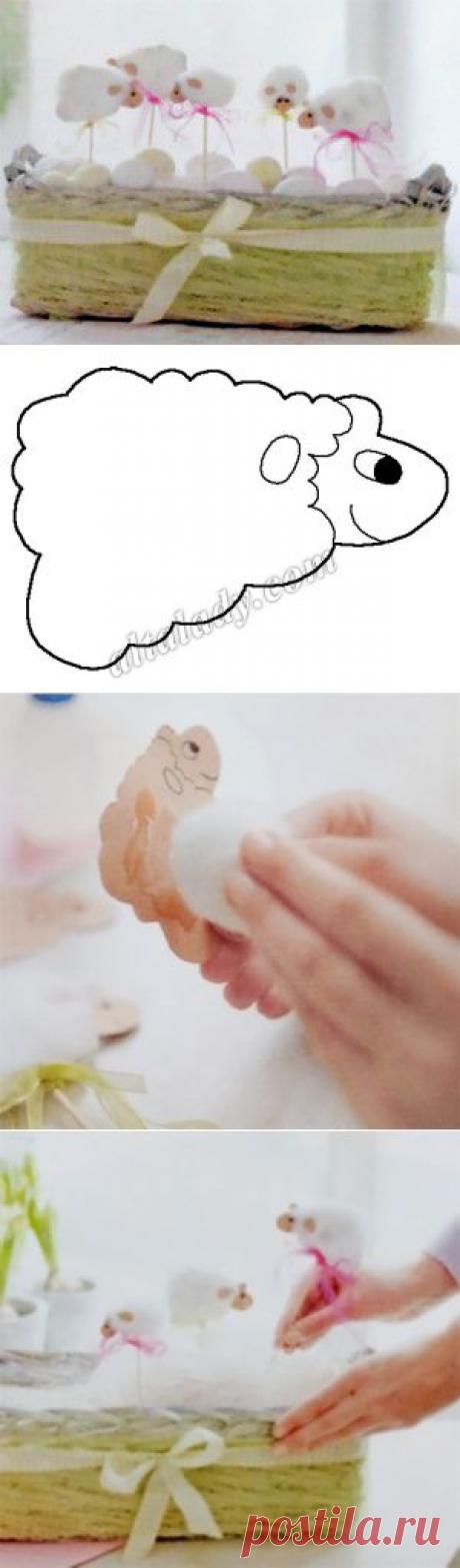 Поделка &quot;Овечки&quot;. Пошаговая фото-инструкция | Альта Леди - AltaLady.com