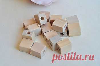 30pcs Square Wood Bead Unfinished Natural Wooden Bead No Varnish & No Lacquer 12x11x8mm-in Beads from Jewelry on Aliexpress.com