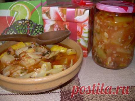 "Юрча" - вкусная заготовка из кабачков