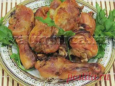 Рецепт куриных голеней в духовке