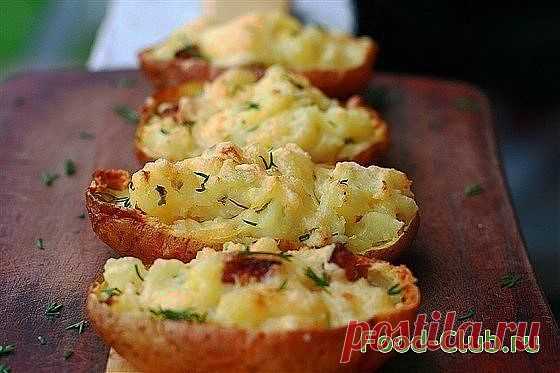 Запеченный картофель / Овощные/грибные / Кулинарные рецепты - Фуд-клаб.ру