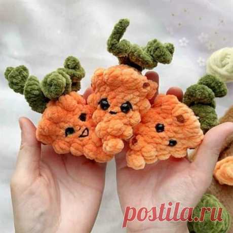 Морковкин крючком. Амигуруми схемы и описания. Автор: @milka_plush_toys_mk | IRINELY.ART
