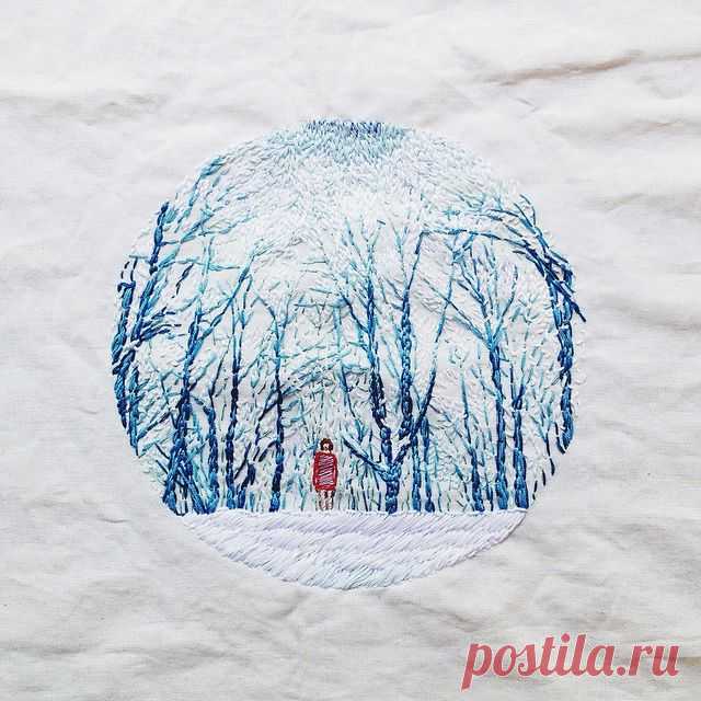 #вышивка #embroidery #рукоделие #stitching #needlework