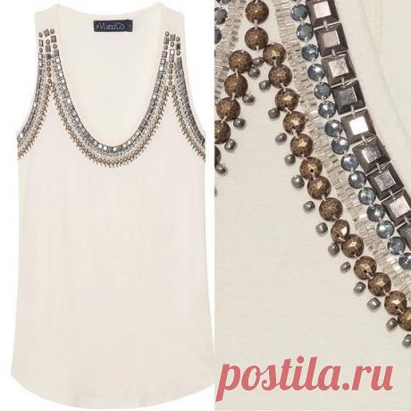 Декор одежды бусинами, бисером и стразами: 33 идеи — Мастер-классы на BurdaStyle.ru