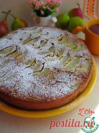 Шоколадный пирог с грушами – кулинарный рецепт