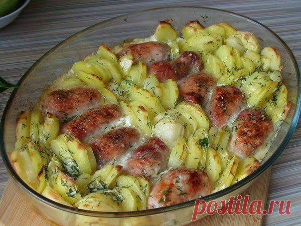 шеф-повар Одноклассники: Мясные рулетики с картошкой в сливках