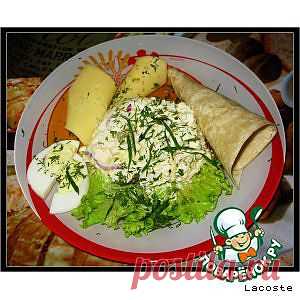 Салат с консервированным кальмаром - кулинарный рецепт