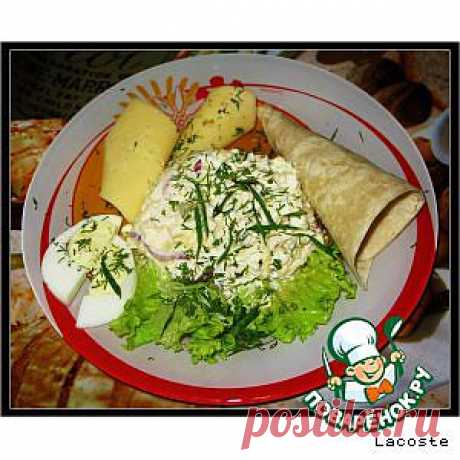 Салат с консервированным кальмаром - кулинарный рецепт