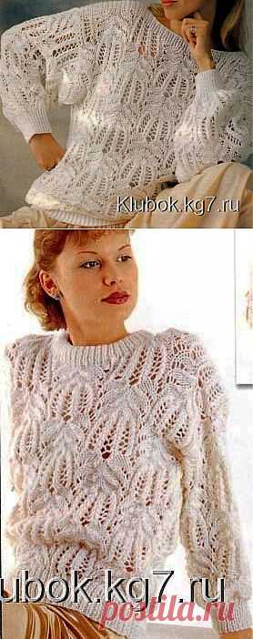 Я В ВОСТОРГЕ ОТ ЭТОГО ДЖЕМПЕРА! УЗОР "МЕДВЕЖЬИ ЛАПКИ" ЗАВОРАЖИВАЕТ!