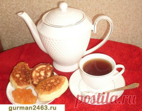 Пышные оладьи на кефире: быстро, просто, вкусно.