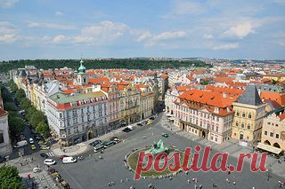 Prague : View from Astronomical Clock Tower ( Staroměstské náměstí / Old Town Square ) | Flickr - Photo Sharing!
