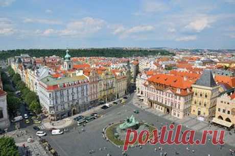 Prague : View from Astronomical Clock Tower ( Staroměstské náměstí / Old Town Square ) | Flickr - Photo Sharing!