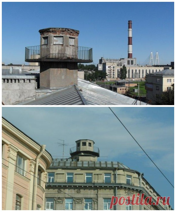 Зачем на крышах домов сталинской эпохи строили загадочные домики-башенки