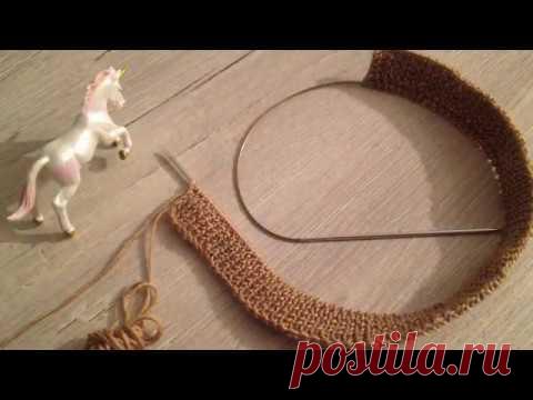 Мужская жилетка спицами. Мастер класс. Часть 1: Спинка изделия.