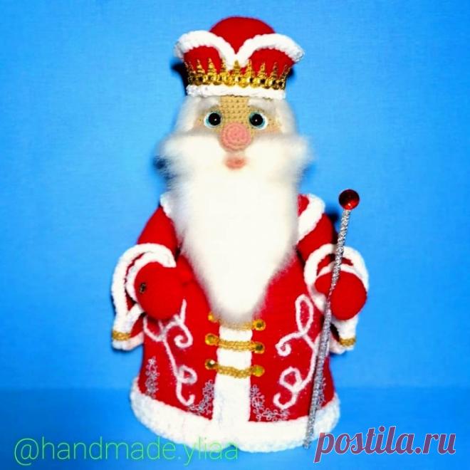 Дедушка Мороз вязаный крючком