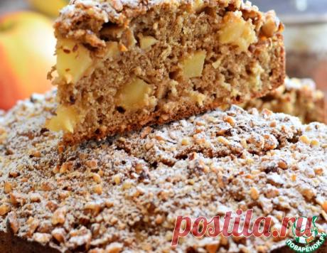 Пирог яблочный с ржаной мукой – кулинарный рецепт