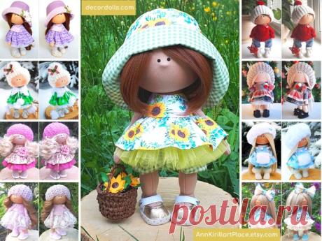 Textile Tilda Doll Soft Cloth Doll Baby Gift Doll Interior | Etsy Hello, dear visitors!  This is handmade soft doll created by Master Yana (Cheboksari, Russia). Doll is made by Order. Order processing time is 5-12 days.  All dolls on the photo are made by master Yana. You can find them in our shop using masters name: