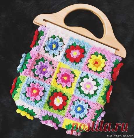 Веселая летняя сумочка крючком — Сделай сам, идеи для творчества - DIY Ideas