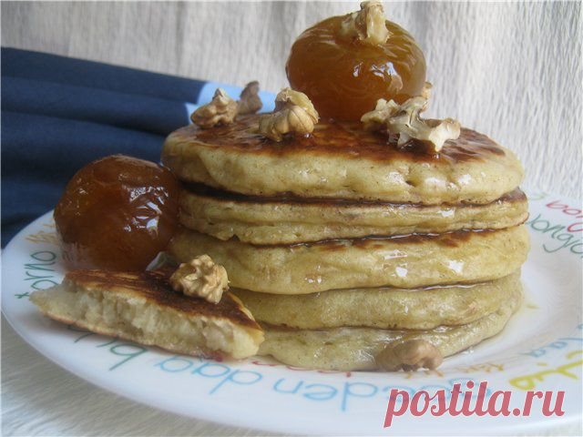 Панкейки с цельнозерновой мукой.. Рецепт c фото, мы подскажем, как приготовить!
