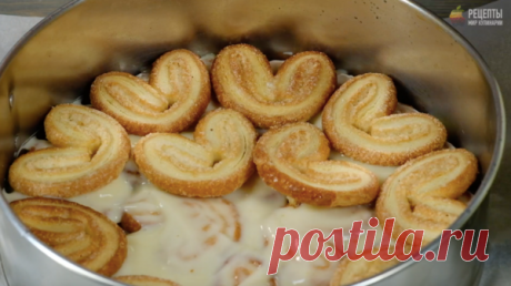 “Ленивый Наполеон” - любимый торт на скорую руку : видео и фоторецепт | Fresh Recipes | Яндекс Дзен